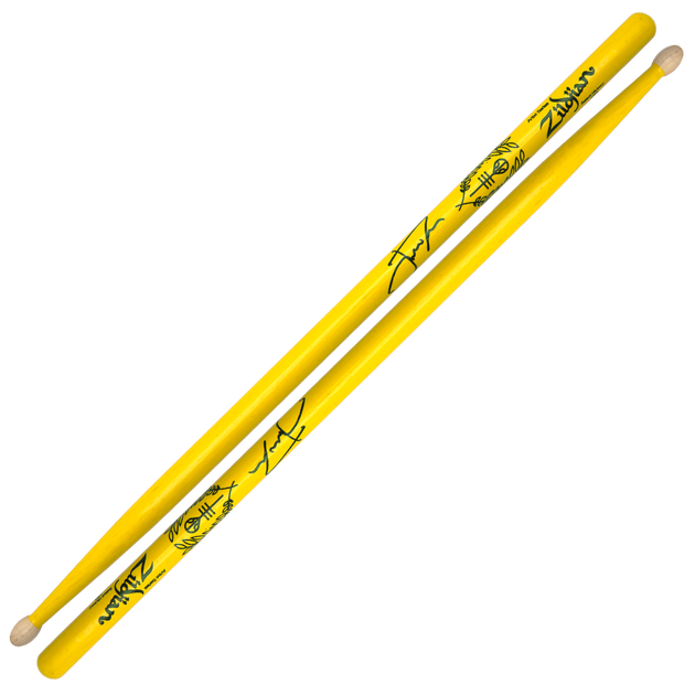 Zildjian ZASJD2 Josh Dunn Signature "Trench" Yellow (Pair) Drum Sticks
